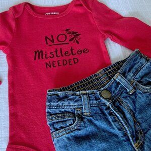 Baby Boy 6-12M Winter/Holiday/Christmas Outfit - Joe Fresh/Old Navy